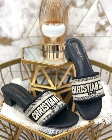 platform christian dior sandals|Christian Dior slippers original.